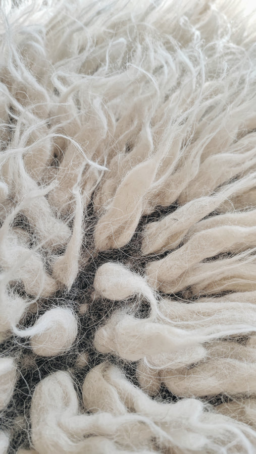 Vovnya rug (dark gray base)