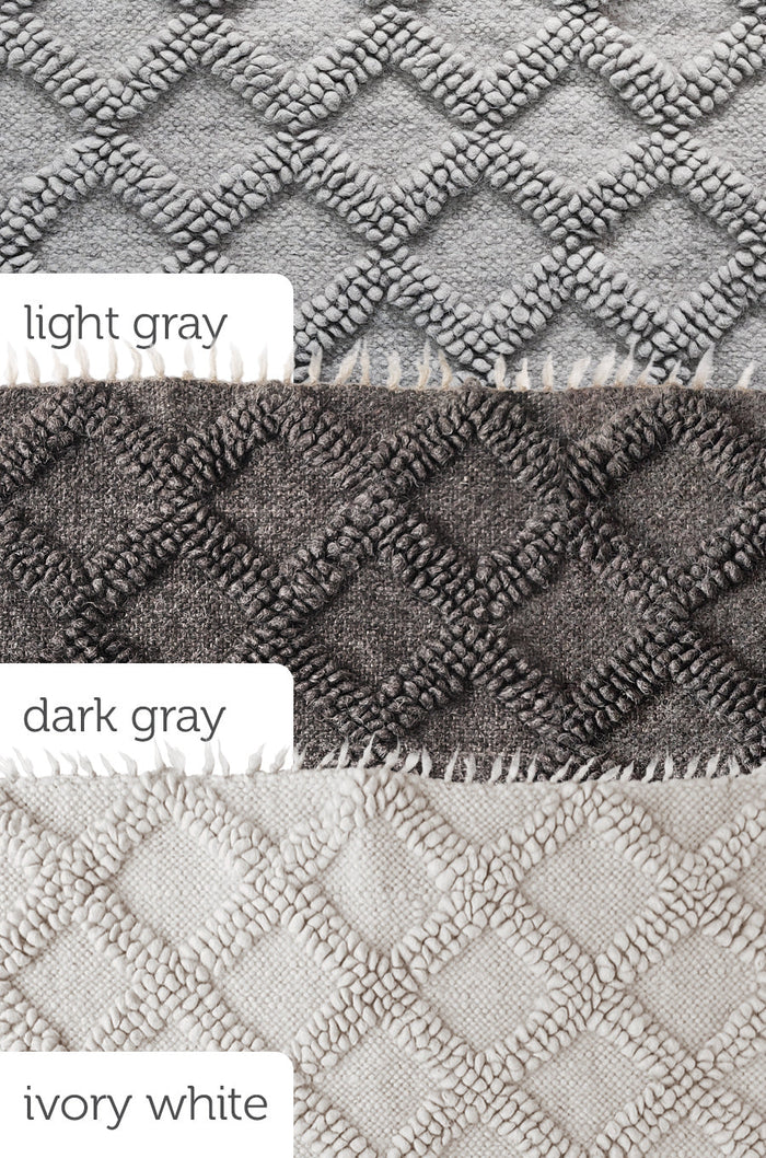 Ternyk dark gray rug