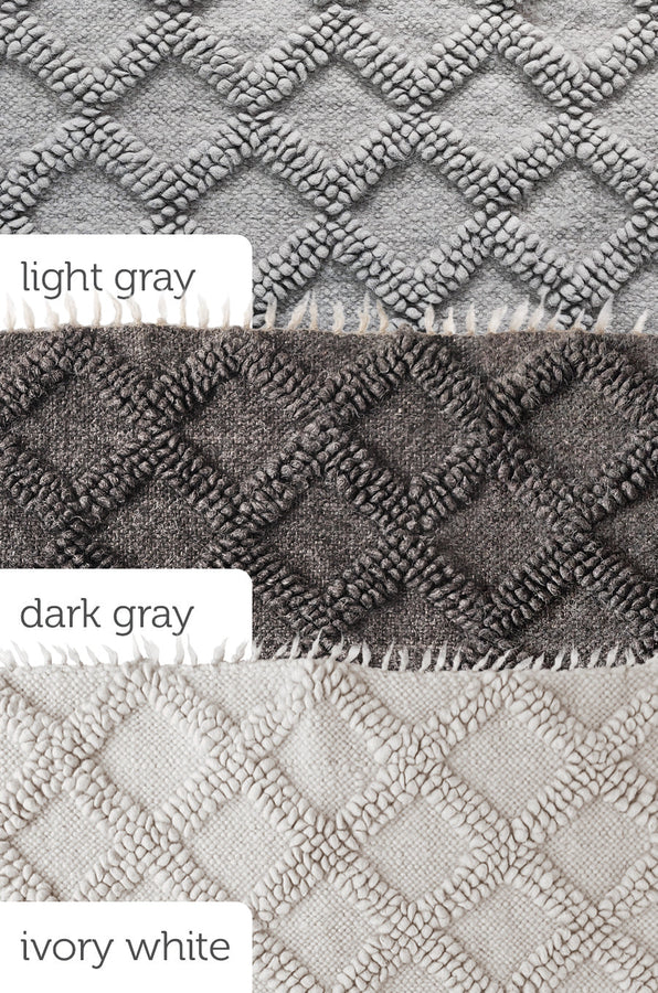 Ternyk dark gray rug