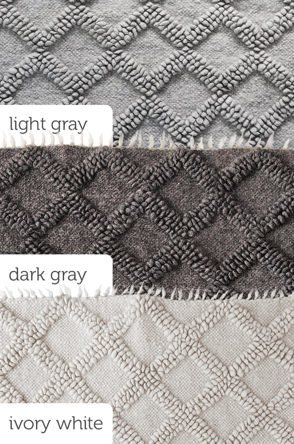 Ternyk ivory white rug