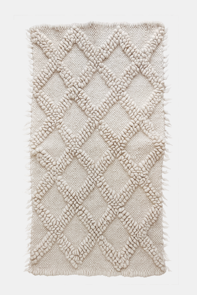 Ternyk ivory white rug