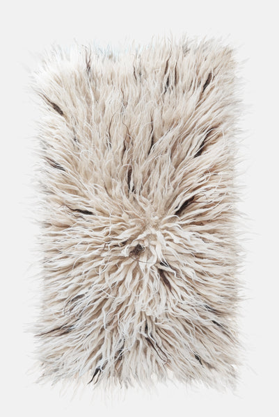 Vovnya rug (ivory, beige, brown piles)